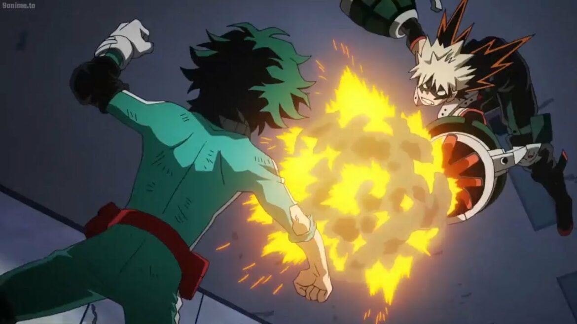 僕のヒーローアカデミア 第4期  | 「対人戦闘訓練」で対峙する出久&お茶子のヒーロー組と、爆豪&飯田のヴィラン組 | My Hero Academia