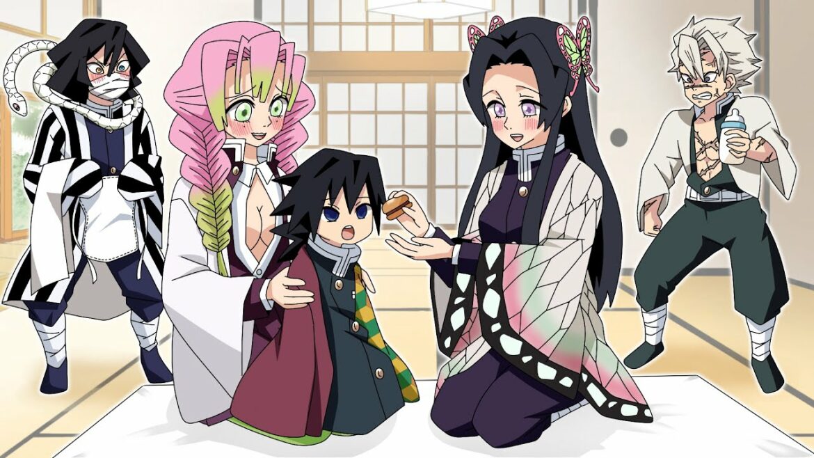 【鬼滅の刃~21歳組編~】冨岡義勇が赤ちゃん化して実弥と伊黒が育児奮闘!?【きめつのやいば/声真似/刀鍛冶の里/甘露寺蜜璃/胡蝶カナエ】
