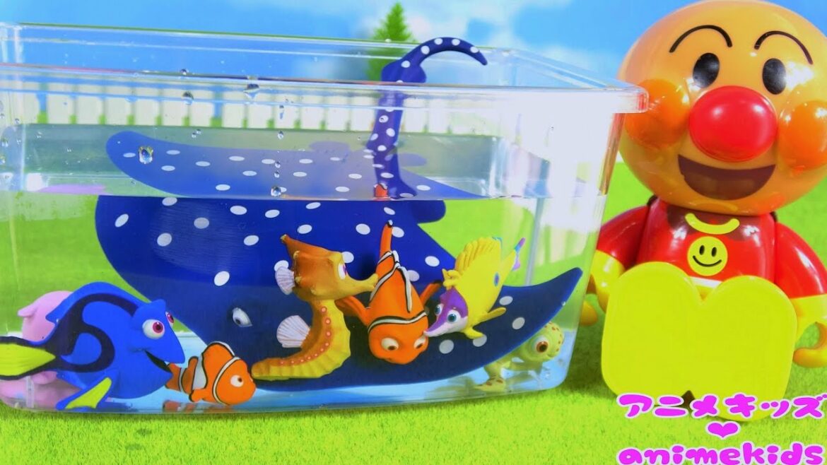 アンパンマン おもちゃ ドリー ニモ のせキャラであそぼう❤ animekids アニメキッズ animation Anpanman Toy