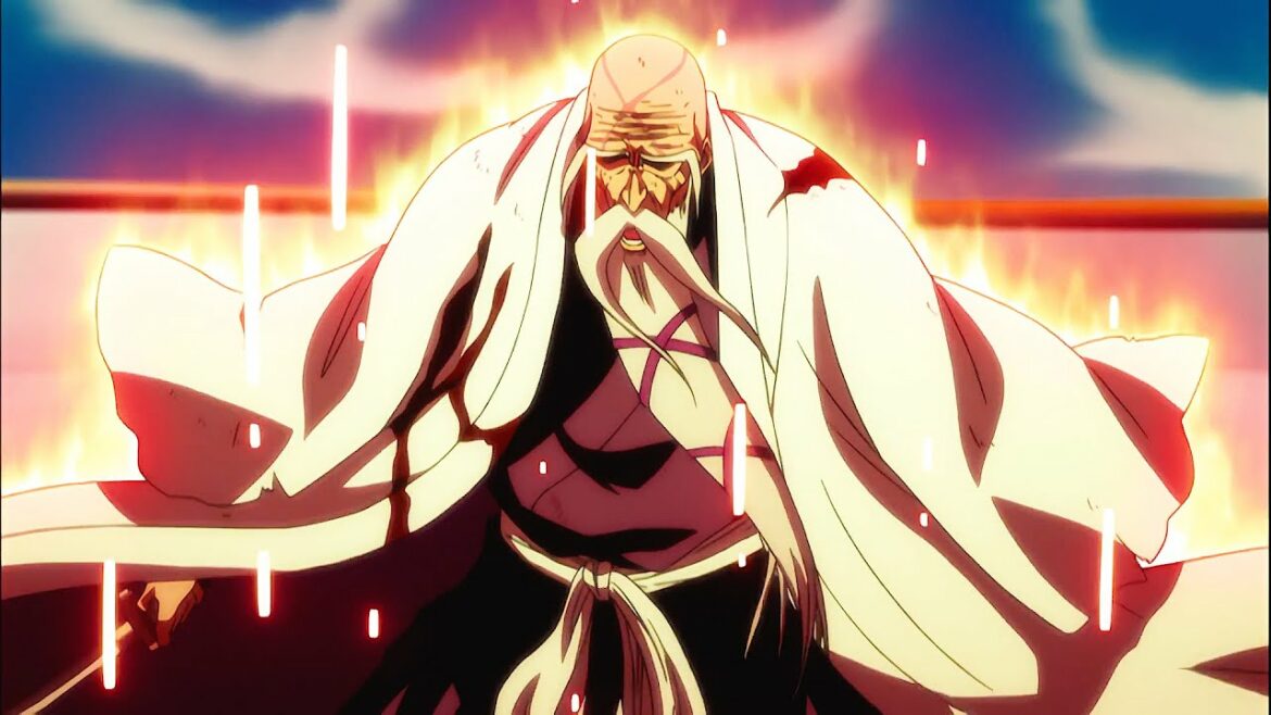 「BLEACH 千年血戦篇」山本は過去 1000 年で最強の死神である彼を過小評価した後、3霊骸を灰に変えました | Yamamoto turns 3 captains reigai to ashes