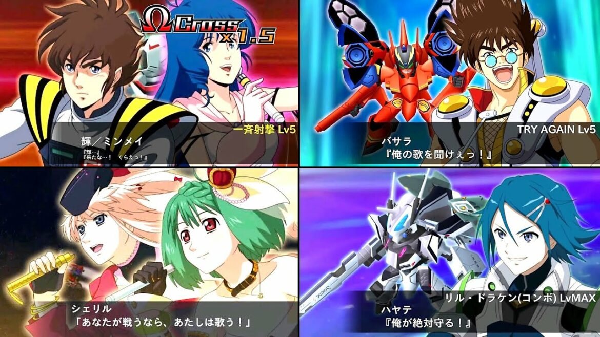 SRW X-Ω All Macross Units (Zero, DYRL, Plus, 7, F & Delta)l スパロボxω 全マクロスユニット (ゼロ, プラス, フロンティア & デルタ)