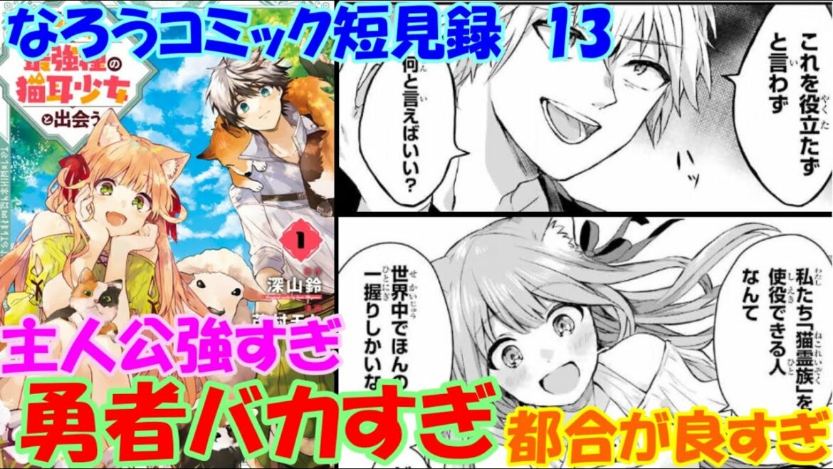 【なろう系漫画レビュー】#13『勇者パーティーを追放されたビーストテイマー、最強種の猫耳少女と出会う』【なろうコミック短見録】