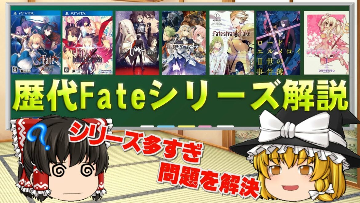 【ゆっくり解説】Fateシリーズ解説 part1