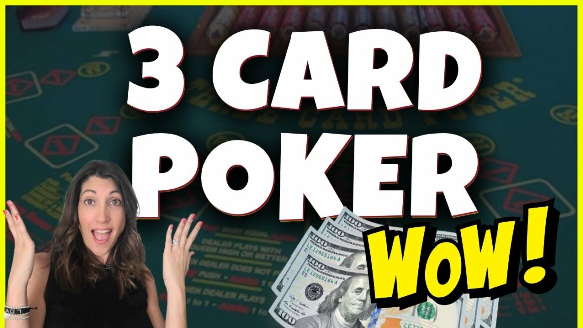 🟢 BOOM BABY!! Surprise BIG WIN! on Three Card Poker #poker #3cardpoker #casino