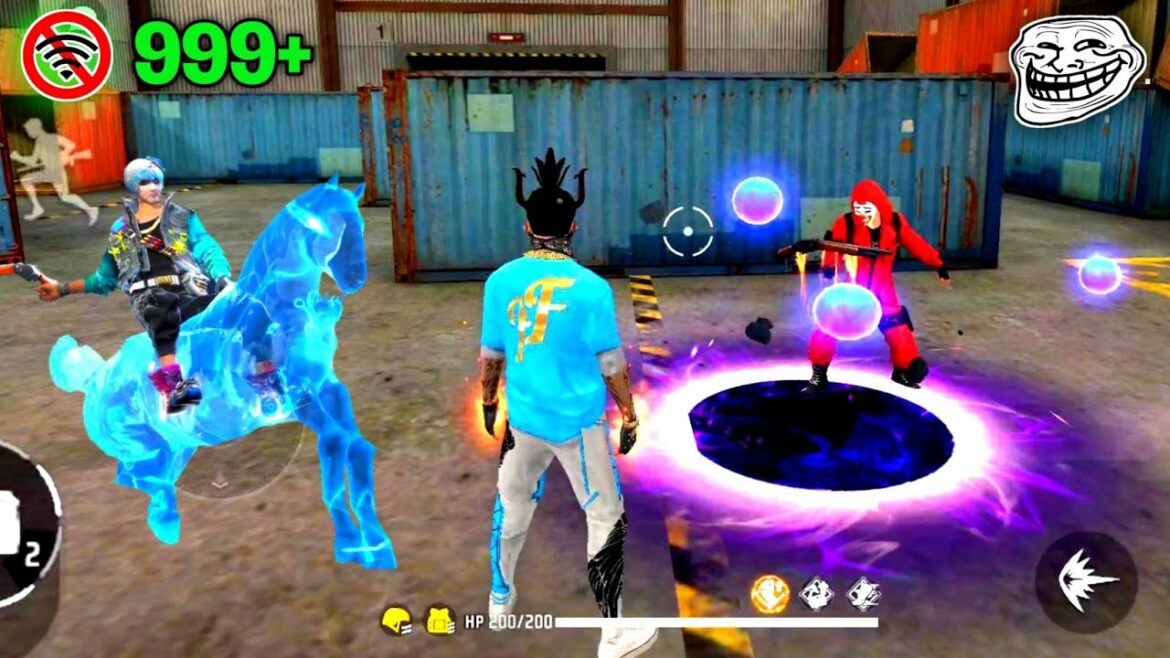 Sky Blue Hip Hop Prank 🚫 No Internet Prank with New Hip Hop Bundle – Garena Free Fire 🔥 Y GAMING 🎮