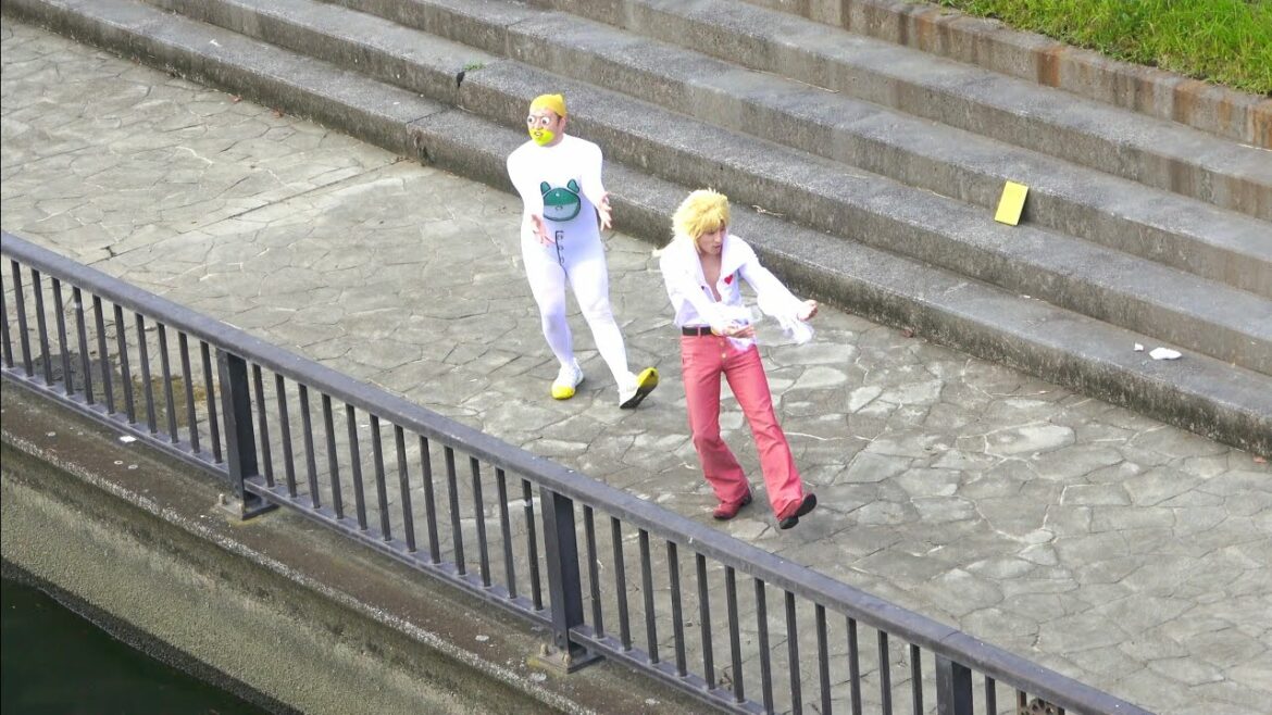 『チチをもげ!』を練習するフォルゴレ&キャンチョメ