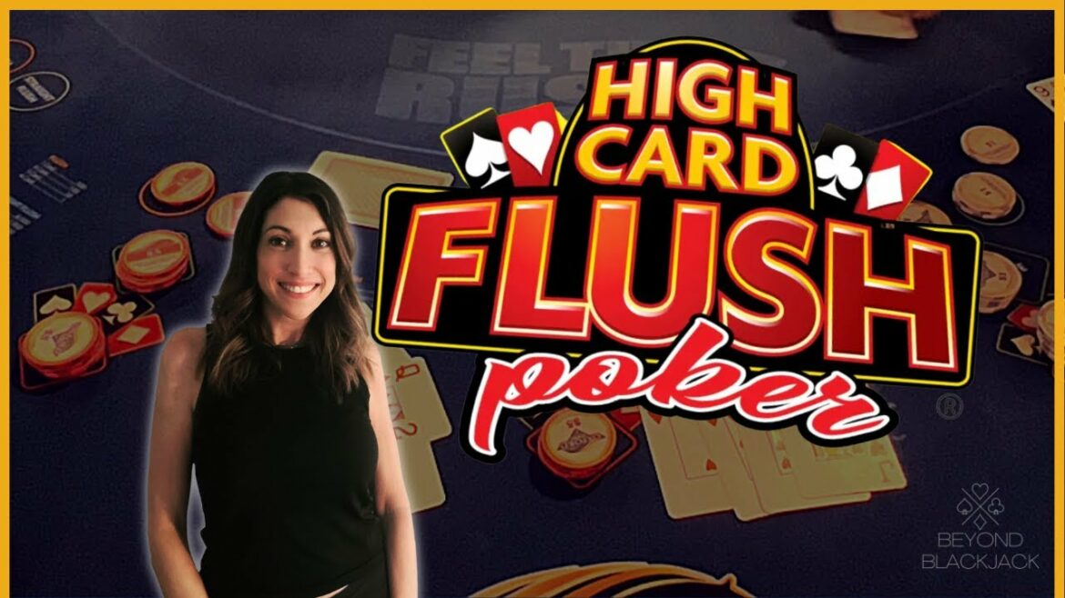 🟡 HIGH CARD FLUSH – The Toughest Game in the Casino?? I Luv Suits  #poker #flush #casino