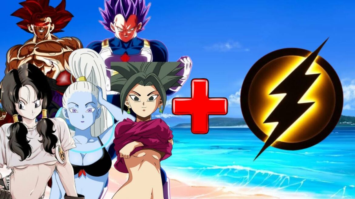 フルパワーモードのドラゴンボールキャラクター