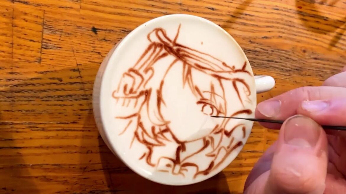 ラテアート【手品先輩】