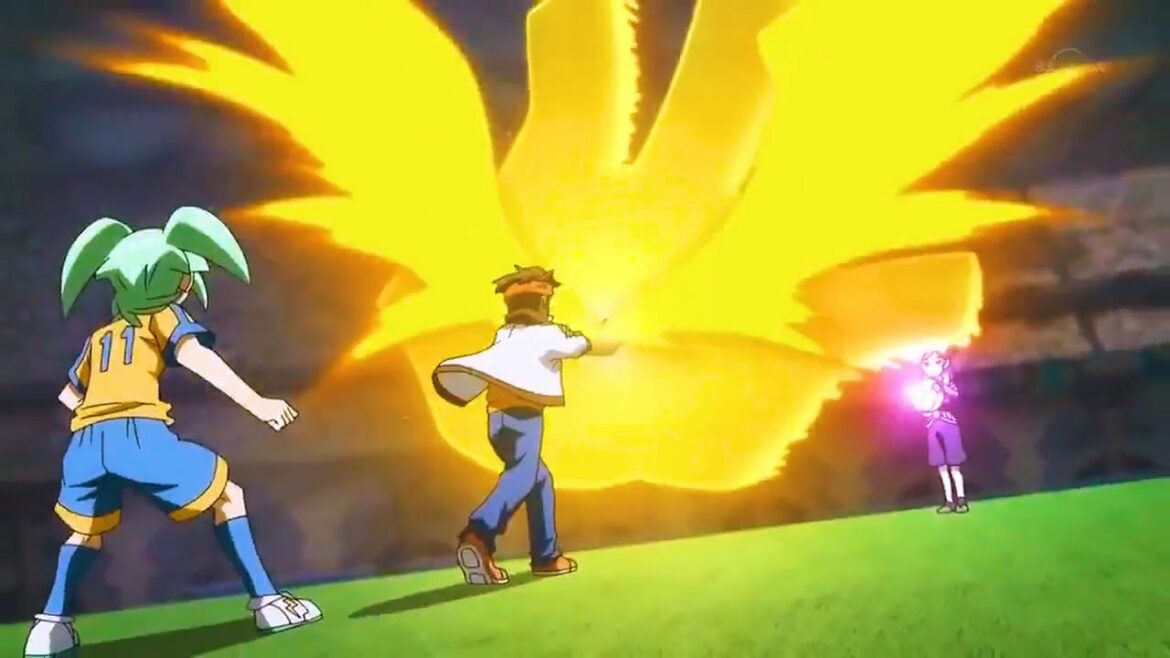 Inazuma Eleven Go: Chrono Stone【最高の瞬間】遠藤はゴッドハンドVを使ってライモン選手を救出。 #2