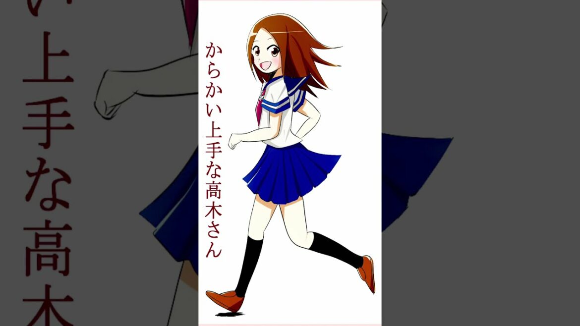 【からかい上手の高木さん3】高木さんの描き方【イラストメイキング】 #shorts