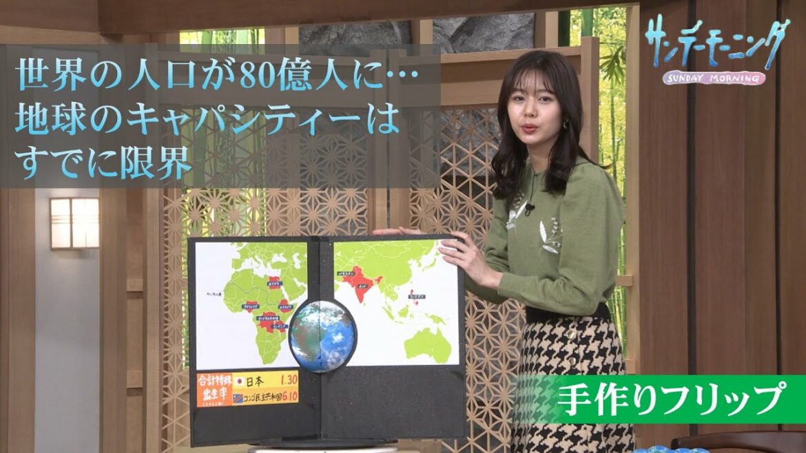 世界の人口が80億人に…地球のキャパはすでに限界【サンデーモーニング】【手作り解説】|TBS NEWS DIG