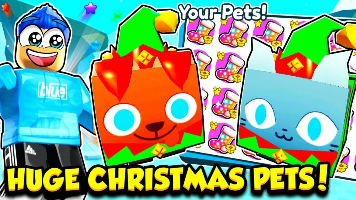 I Got The HUGE CHRISTMAS PETS In Pet Simulator X!