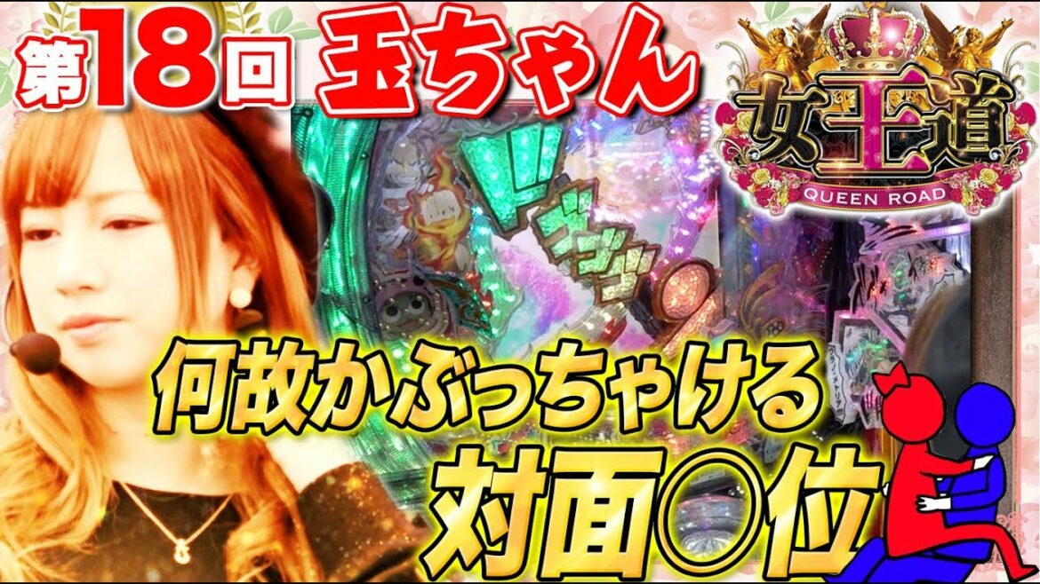 【2回目でさらに夢玉追加獲得なるか!?】女王道 18回 〜玉ちゃん〜【押忍!番長3/PA FAIRY TAIL 設定付】パチスロ パチンコ