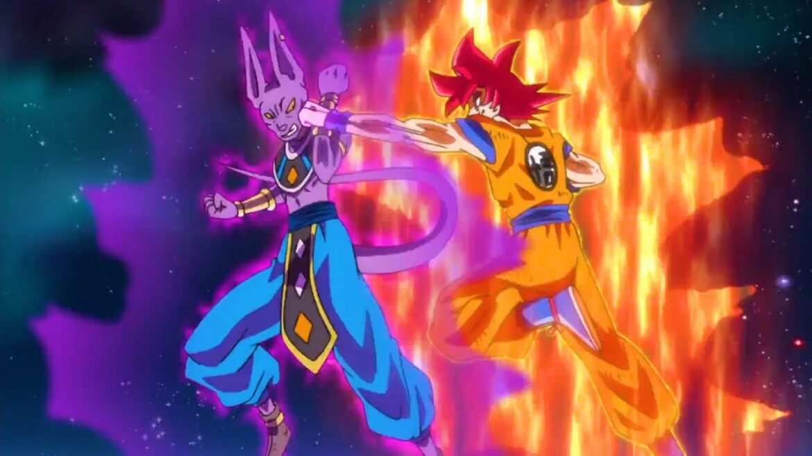 ドラゴンボール超(スーパー) // ベストマッチ// 超サイヤ人ゴッドの発動に成功した孫悟空は、破壊神ビルスとの激闘を繰り広げた。#13