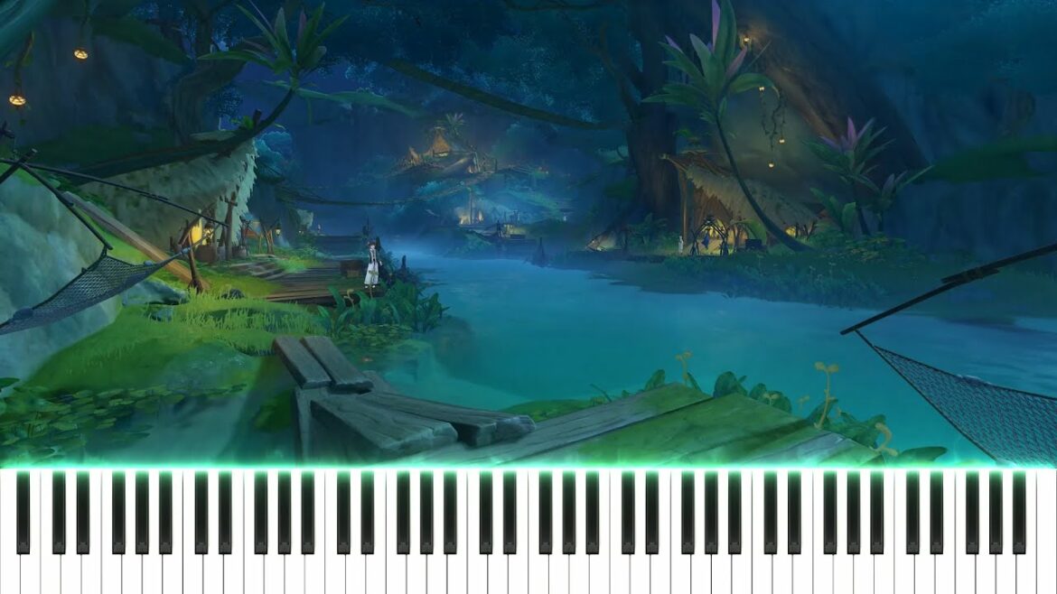 『A Puff of Cool Breeze 涼風の小憩』Genshin Impact Piano | 原神ピアノ