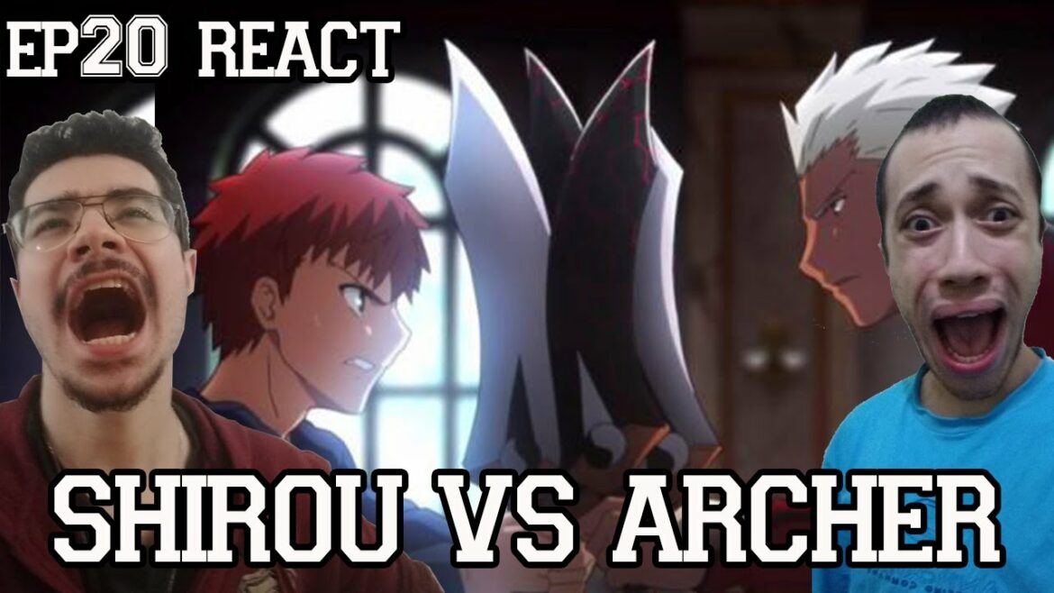 (SHIROU VS ARCHER – Fate/stay night: Unlimited Blade Works Episódio 20 REACT