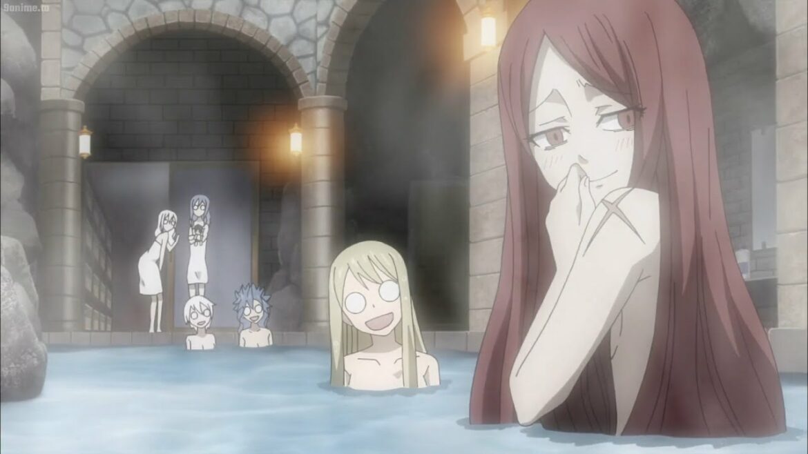 「フェアリーテイル」Lucy takes a hot bath with Flare 🧡ファイナルシリーズ Fairy Tail | Lucy vs Flare 🛀🤭 FLARE SO HOT
