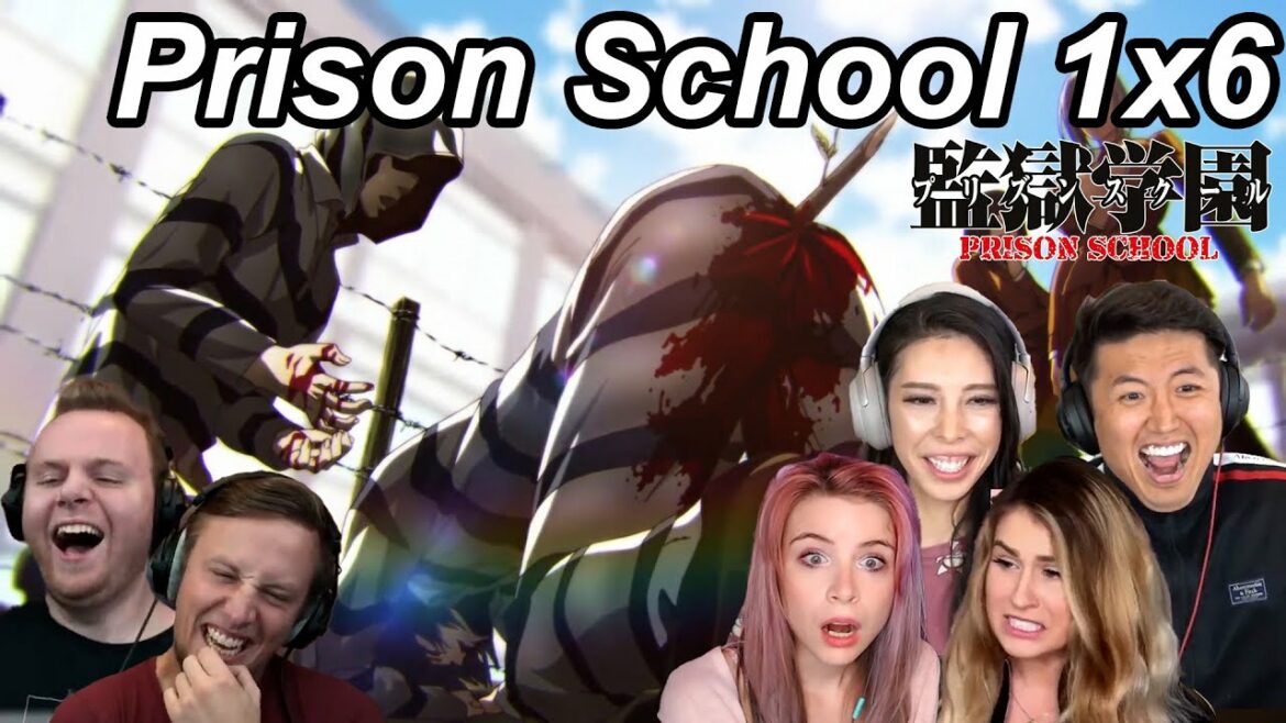 Prison School 1×6 Reactions | Great Anime Reactors!!! | 【監獄学園】【海外の反応】