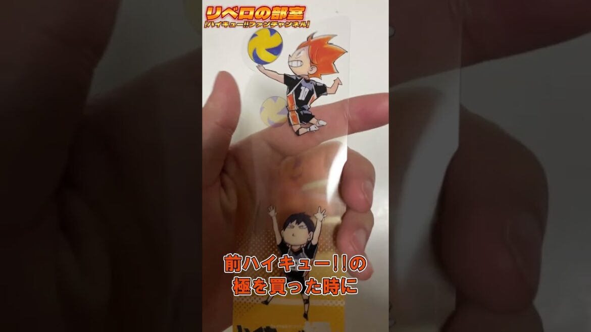 【びっくり】しおりを開封したらまたアイツが…。【ハイキュー!! 】