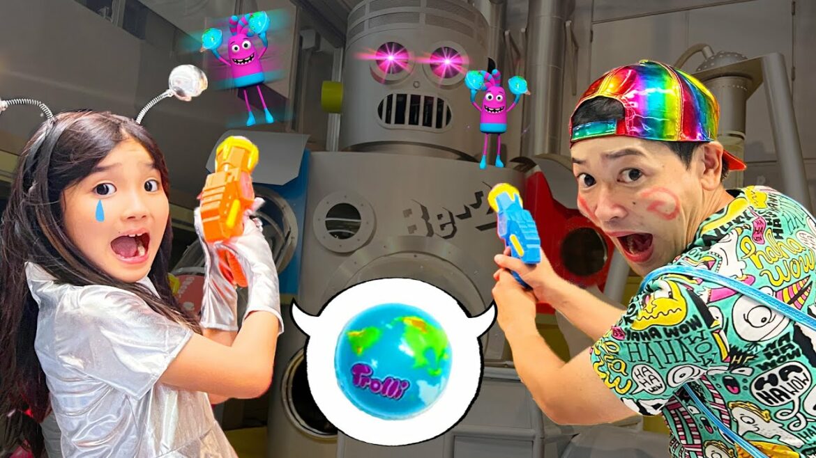 みのちゃんとパパくんの地球グミ隠された!?はまぎんこども宇宙科学館で宇宙と科学について楽しく学ぼう!教育