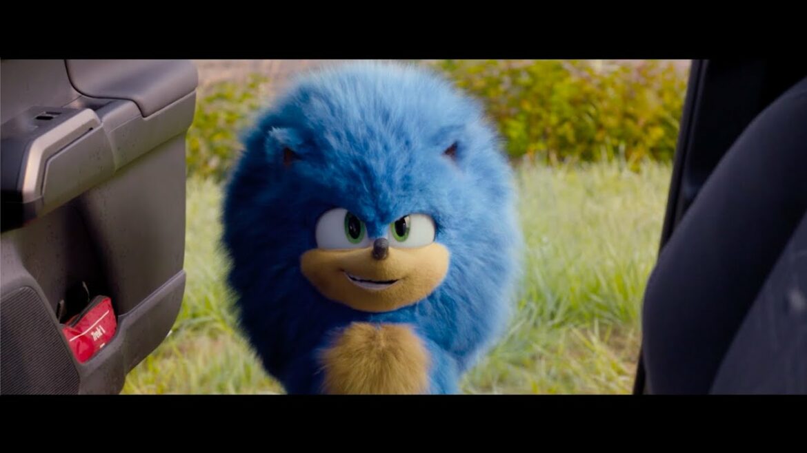 映画『ソニック・ザ・ムービー』ずぶぬれ&モフモフなソニック!?本編映像