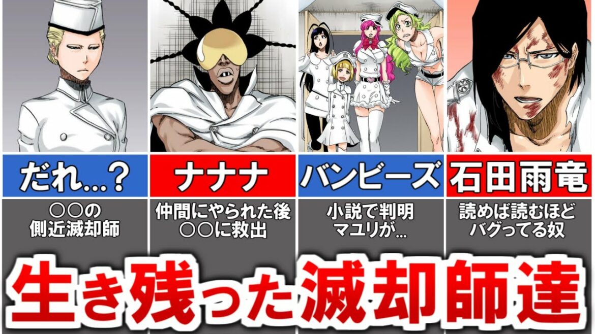 【BLEACH】千年血戦篇で実は生き残っていた星十字騎士団をまとめてみた【ブリーチ/ゆっくり解説】