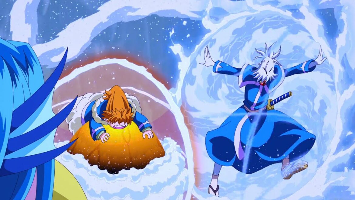 魔入りました!入間くん・バチ公は、サバイバルゲーム形式の昇進試験である収穫祭に備えて、入間を射手になるように訓練します。- Iruma-kun 3rd Season #61