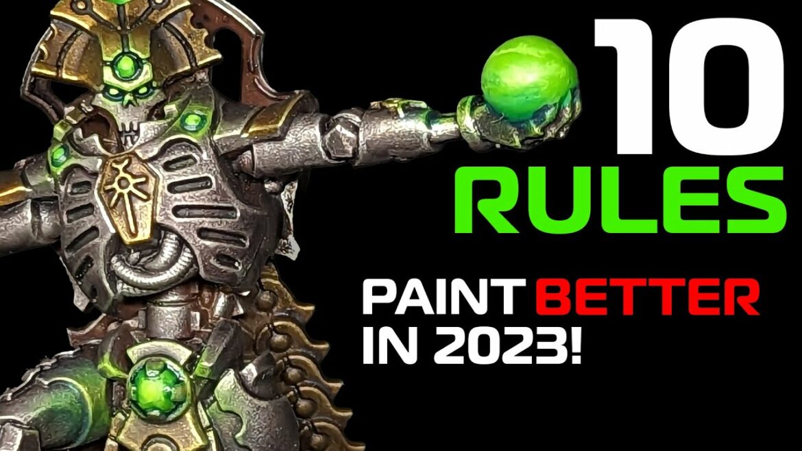 10 RULES to easily improve your painting FOREVER! How to paint Warhammer