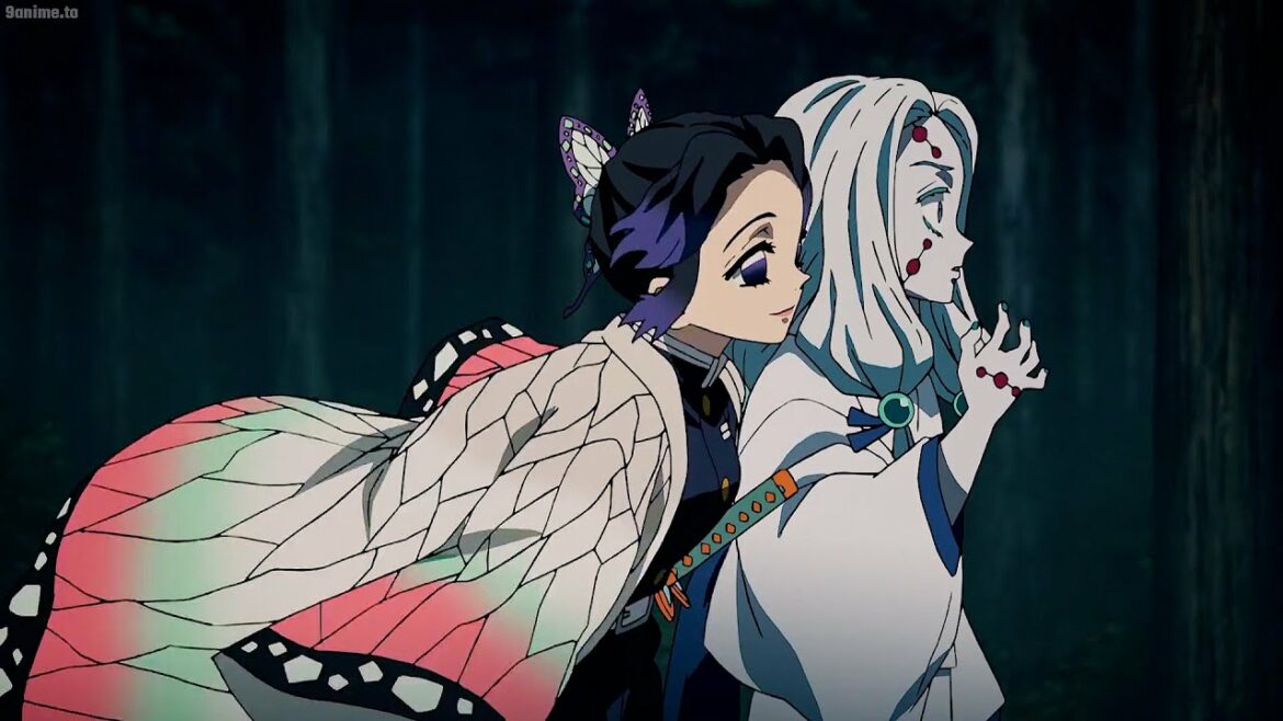 鬼滅の刃 | しのぶが蜘蛛鬼「姉」を彼女の頭を切り落ことなく強力な毒でノックアウト, Shinobu defeats Spider Demon with wisteria poison