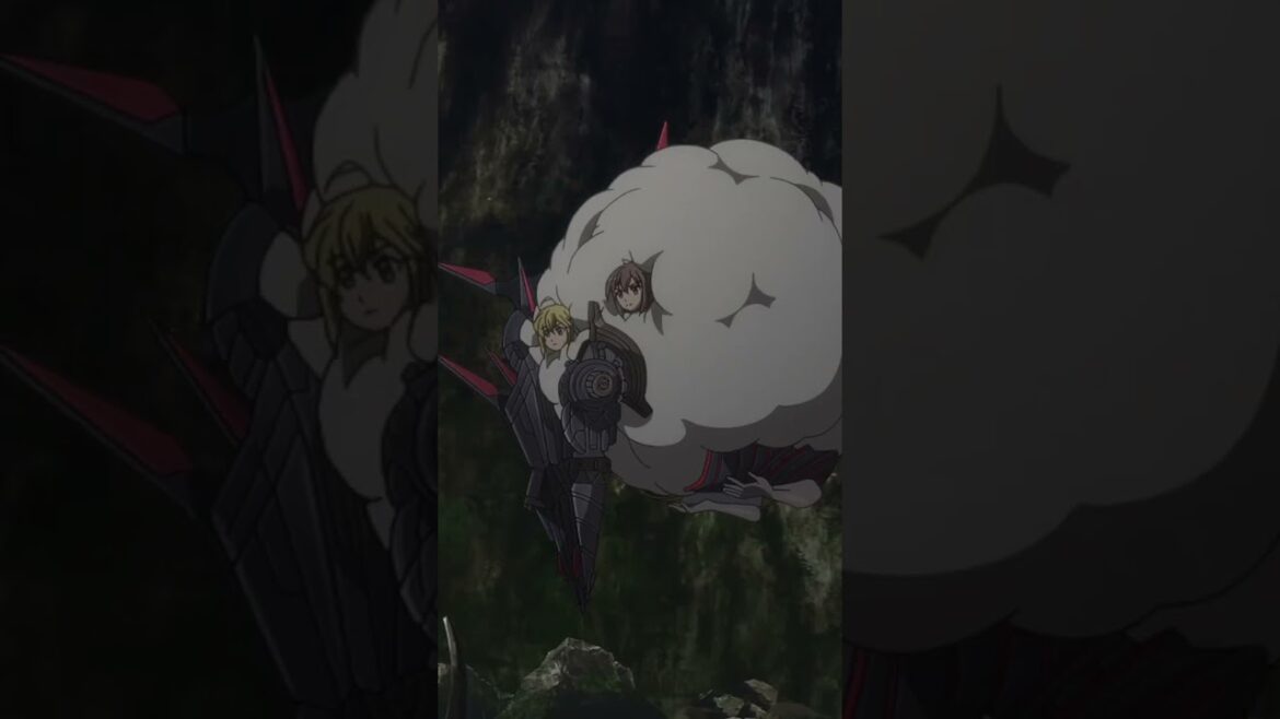 毛玉状態で行進するメイプルとサリー―『痛いのは嫌なので防御力に極振りしたいと思います。2』第3話ハイライト #shorts