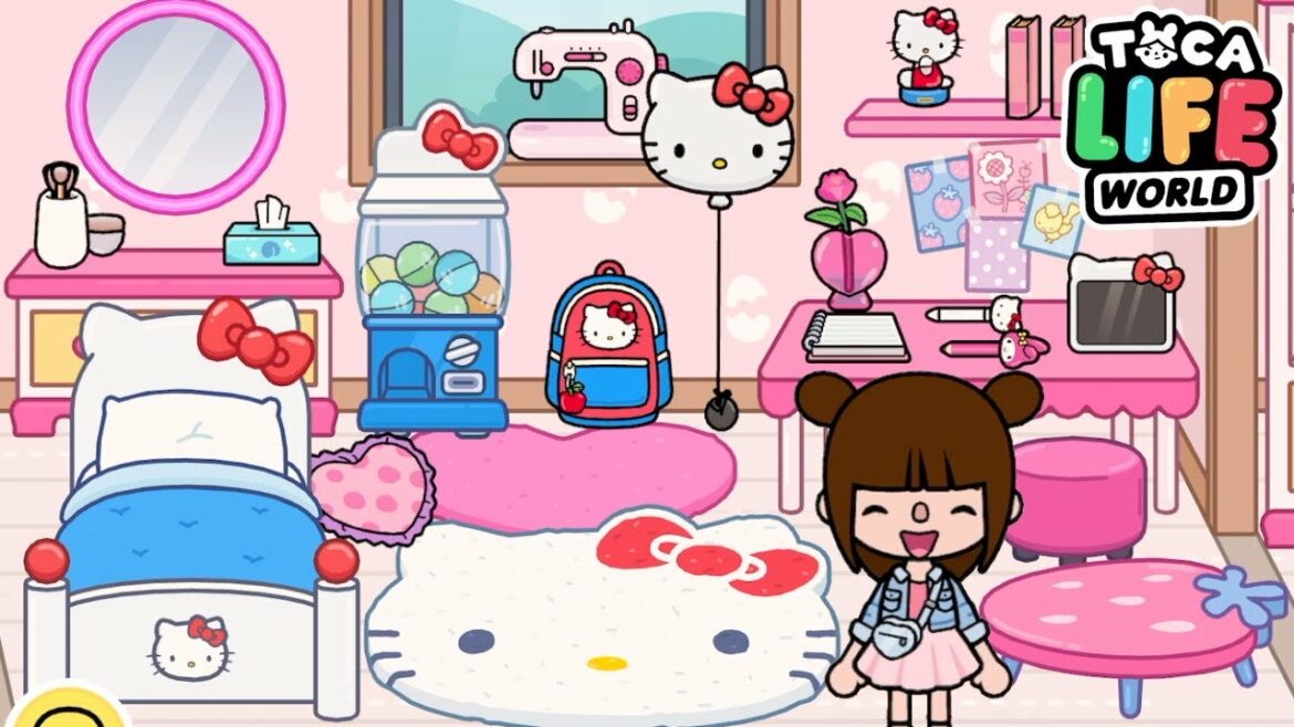 ハローキティ お部屋づくり トッカライフ アプリ / Hello Kitty Bedroom ! | Toca Life World