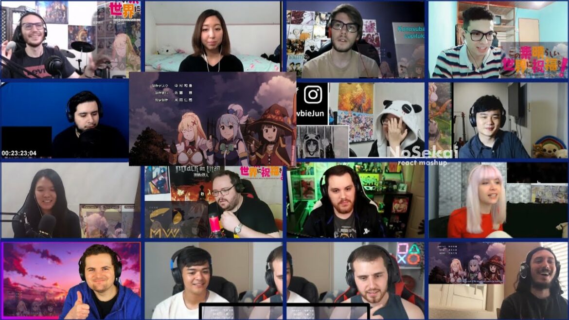 KONOSUBA Ending 2 「Ouchi ni Kaeritai」 Season 2 – React Mashup (この素晴らしい世界に祝福を!ED2)