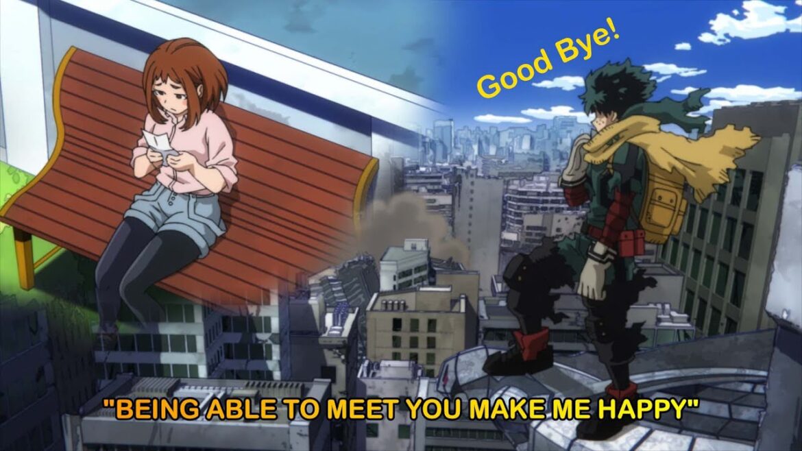 Midoriya FAREWELLS Uraraka and UA | 僕のヒーローアカデミア6期 | My Hero Academia Season 6 Episode 18