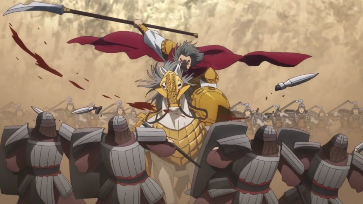 Kingdom 3rd Season || キングダム 第3シリーズ || 秦の孝将軍が敵の突撃軍を一掃。 李牧は六ヶ国の連合を率いて秦を侵略した。 史上最大の戦いが始まる。 #11