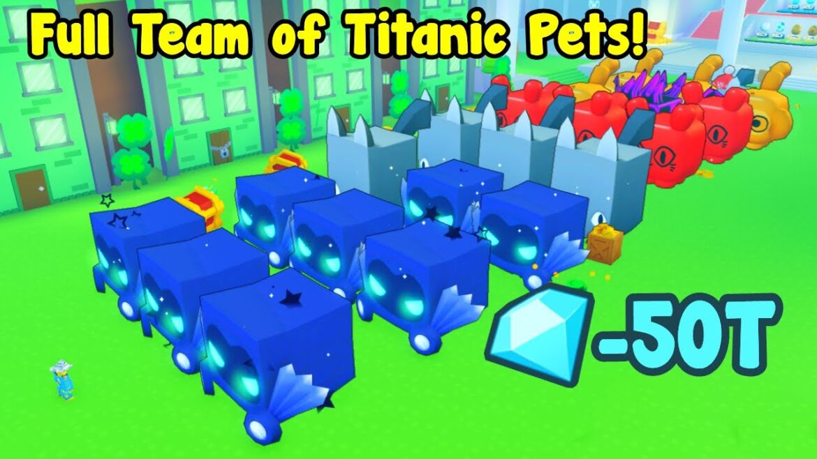 I Bought Full Team Of Titanic Pets! – Pet Simulator X Roblox