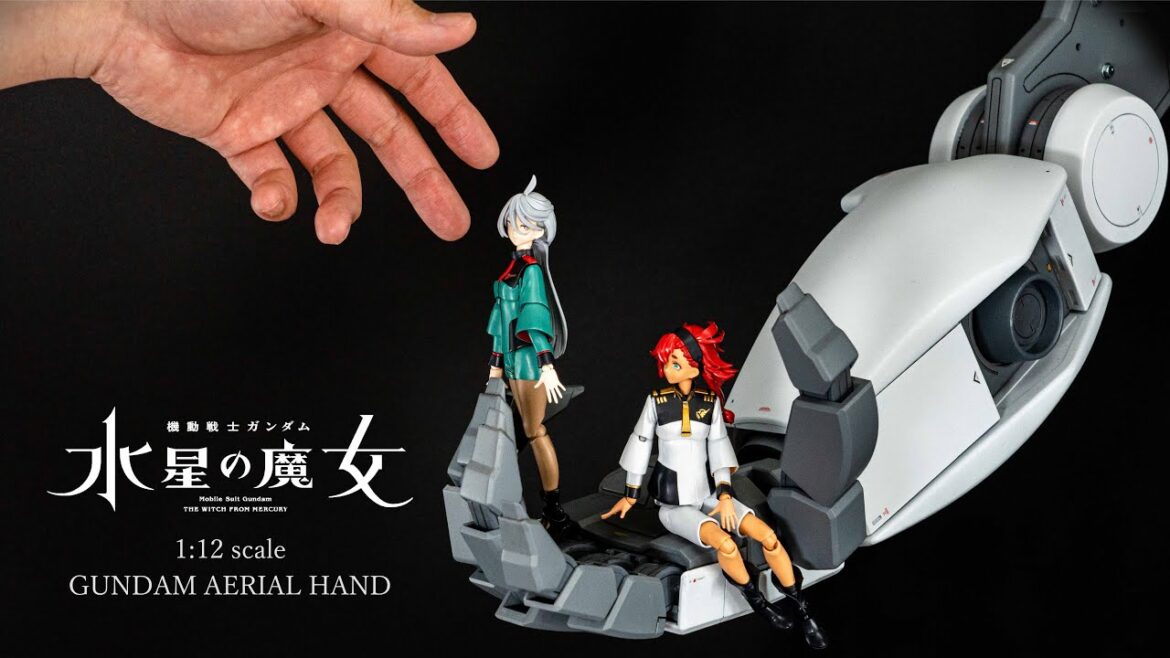 【水星の魔女】やめなさ…エアリアルの手を1/12スケールで作ってみた! | the witch from mercury| I made that giant aerial hand myself