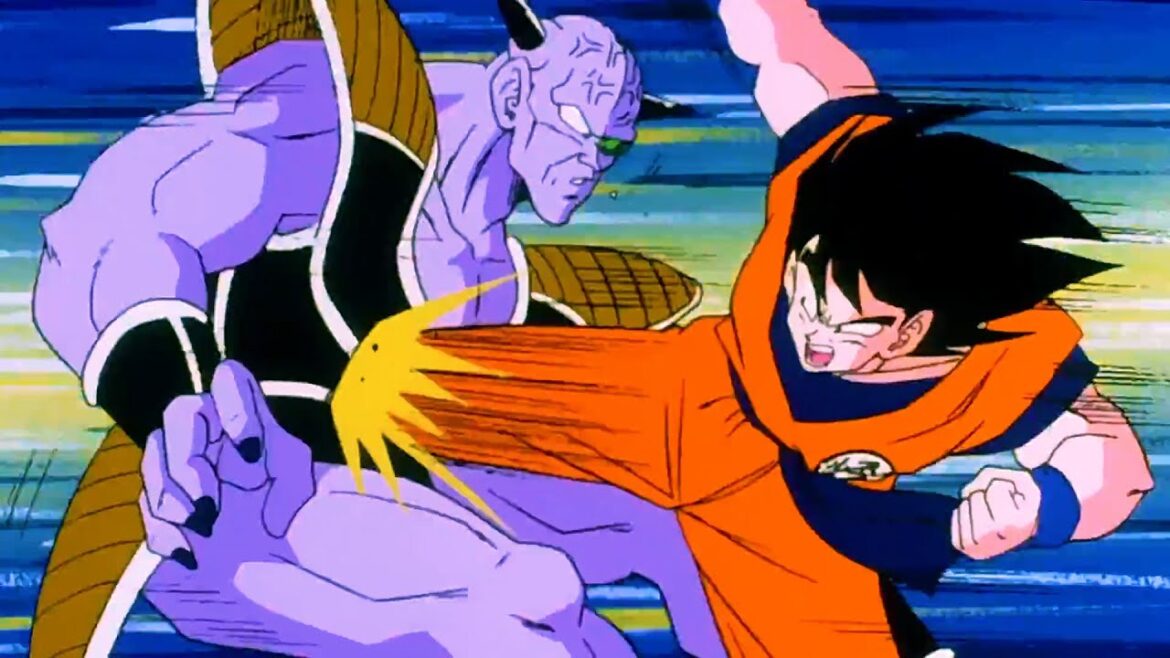 ドラゴンボールZ(Dragon Ball Z) //ベストマッチ// リクームは趣味でベジータの頭を地面に突き刺した。 孫悟空が界王拳を使い、ジースとギニューを怖がらせる。#26