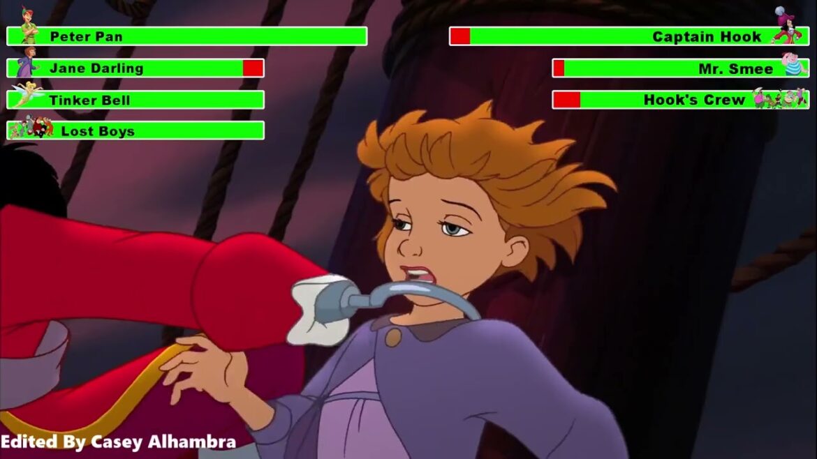 Peter Pan 2: Return to Neverland (2002) Final Battle with healthbars
