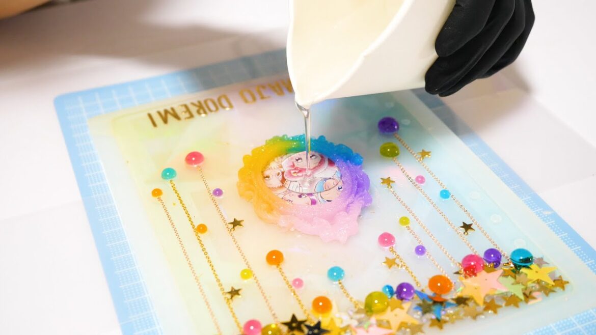 レジンでおジャ魔女どれみ風のノートを作ってみたら天才だったわ【 こうじょうちょー  】