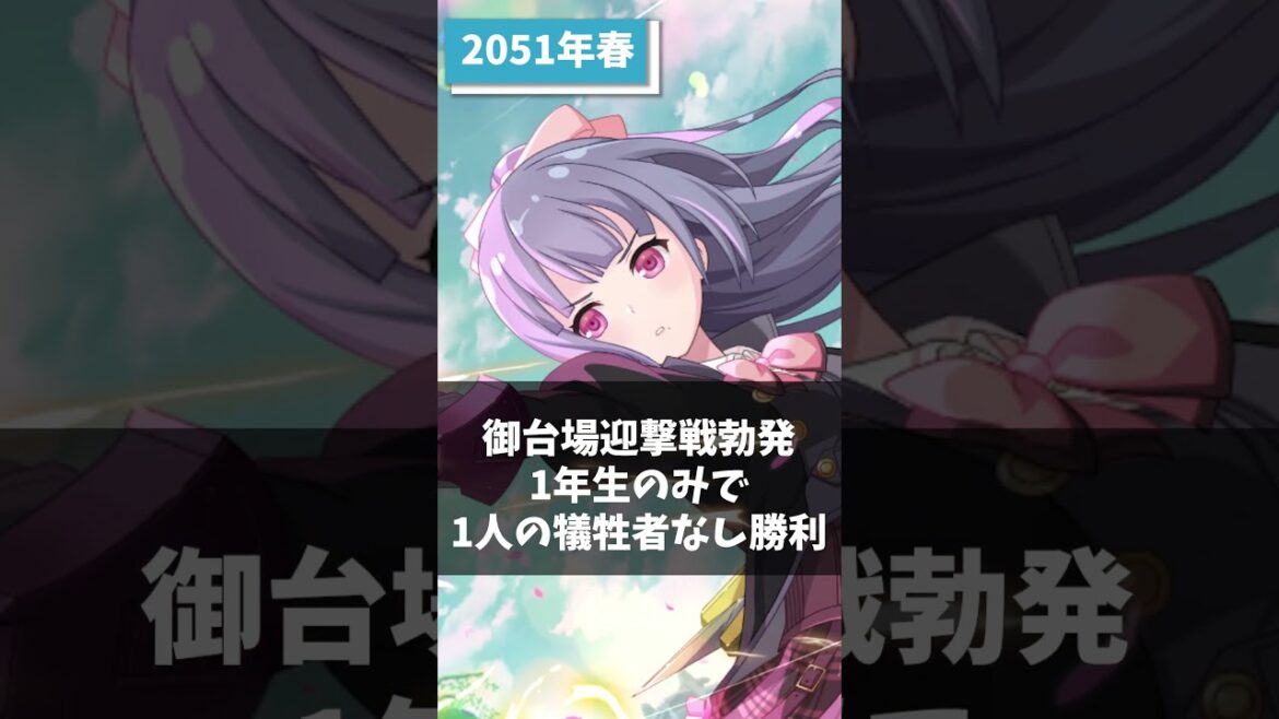 【アサルトリリィ】一柳梨璃が百合丘女学院に入学するまでになにがあったか【ラスバレ】 #shorts