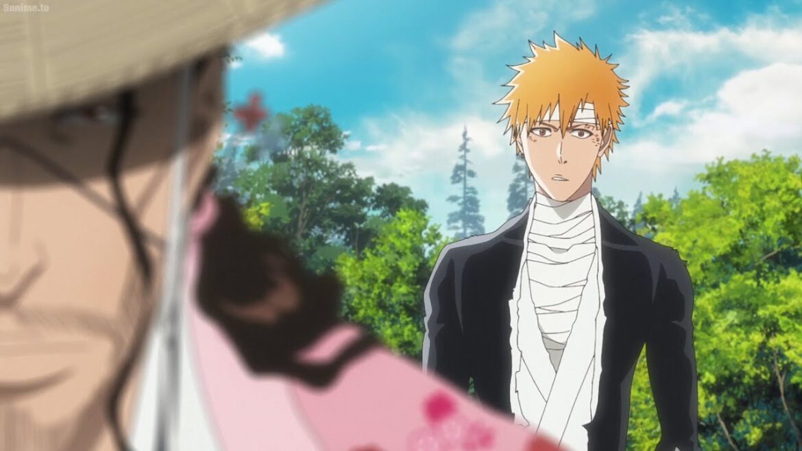 TVアニメ『BLEACH 千年血戦篇』第8話 | 傷が治らないと知って不安になる一護 / Ichigo feels worried knowing the condition of his wound