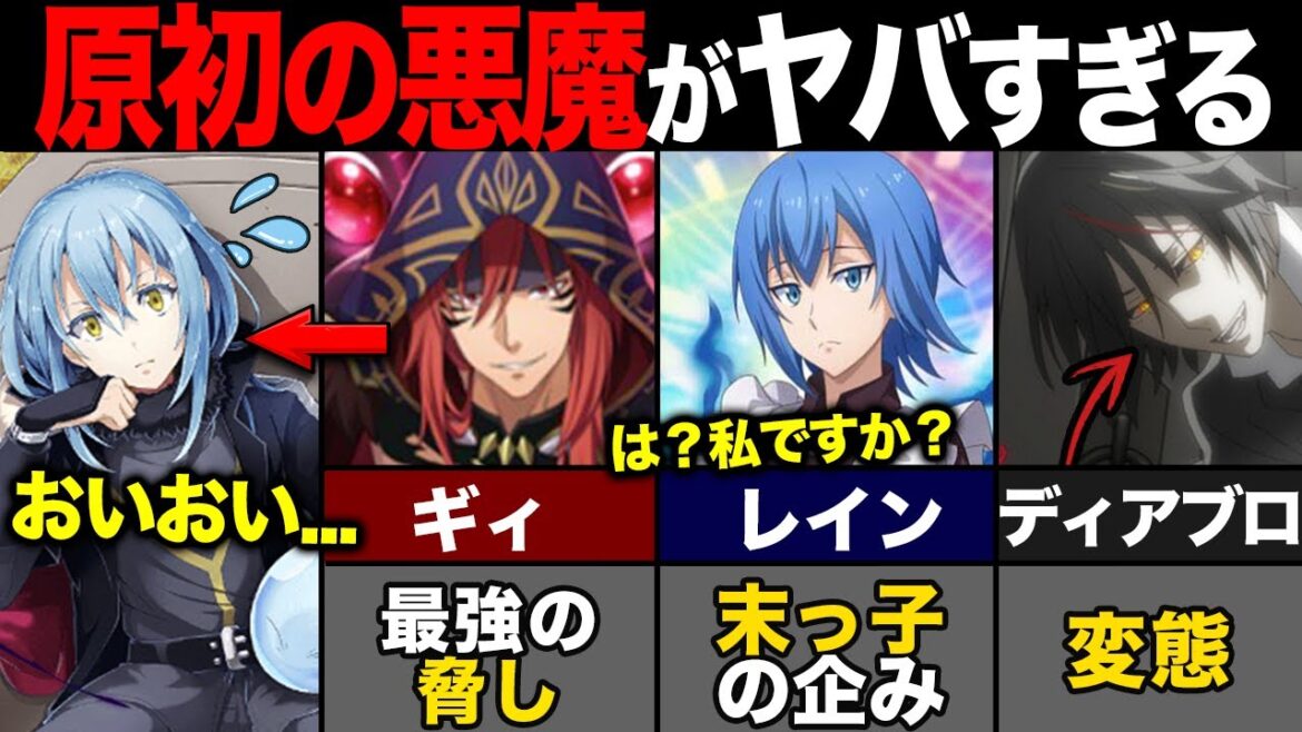 【転スラ】原初の悪魔7柱を徹底解説!