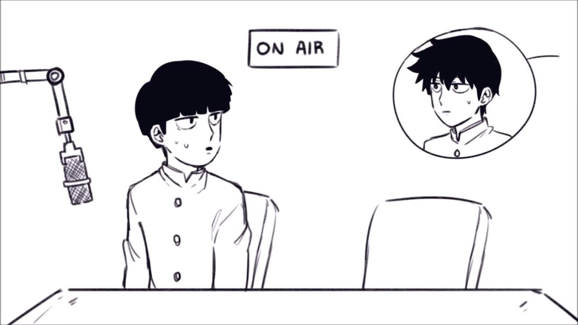 Mob in the broadcasting club (モブサイコ100)