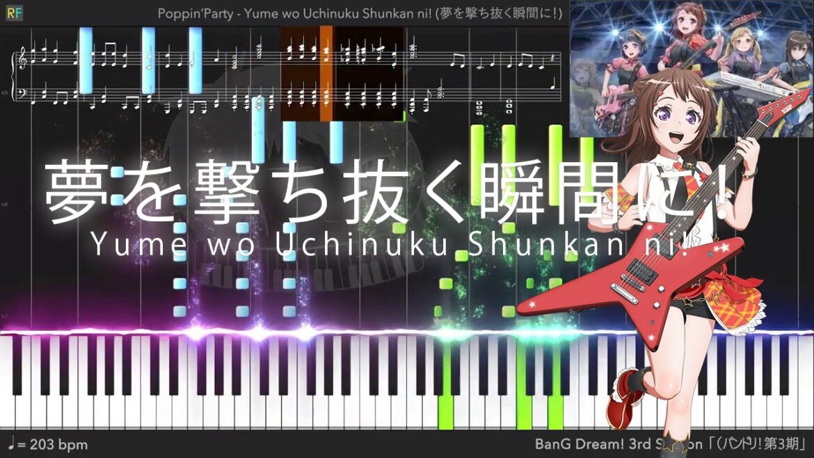 【TV】BanG Dream! 3rd Season Ending – Yume wo Uchinuku Shunkan ni! (Piano)