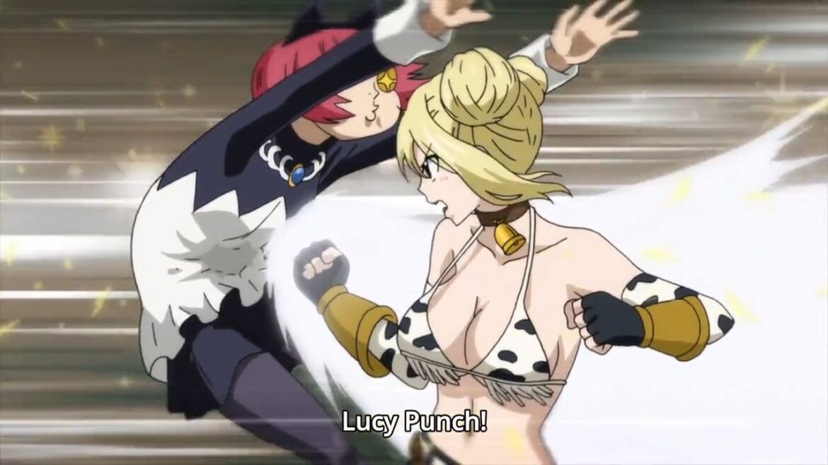 フェアリーテイル ~ LUCY PUNCH 🤜 Lucy’s Star Dress ♉💥Taurus Form ~ FULL FIGHT  ファイナルシリーズ