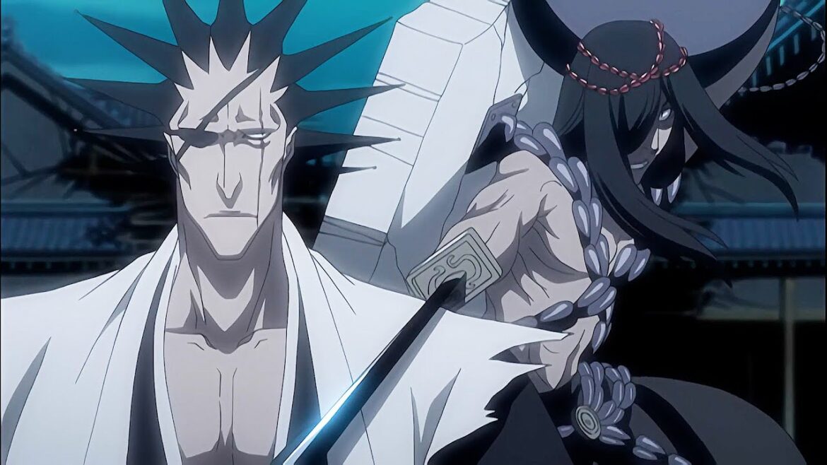 BLEACH「千年血戦篇」 Kenpachi instantly broke Kira’s in halves for trying to assaults him from behind