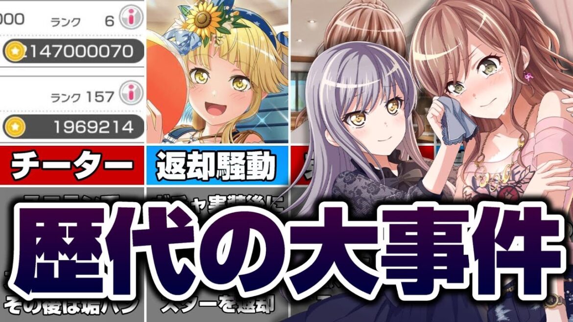 6年間でユーザーに衝撃を与えたガルパの大事件まとめ【バンドリ ガルパ】