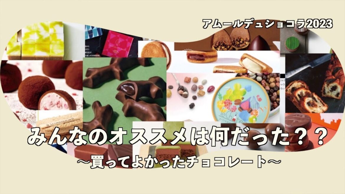 70,000円分チョコレートを購入した個人的なお勧めのチョコレート。