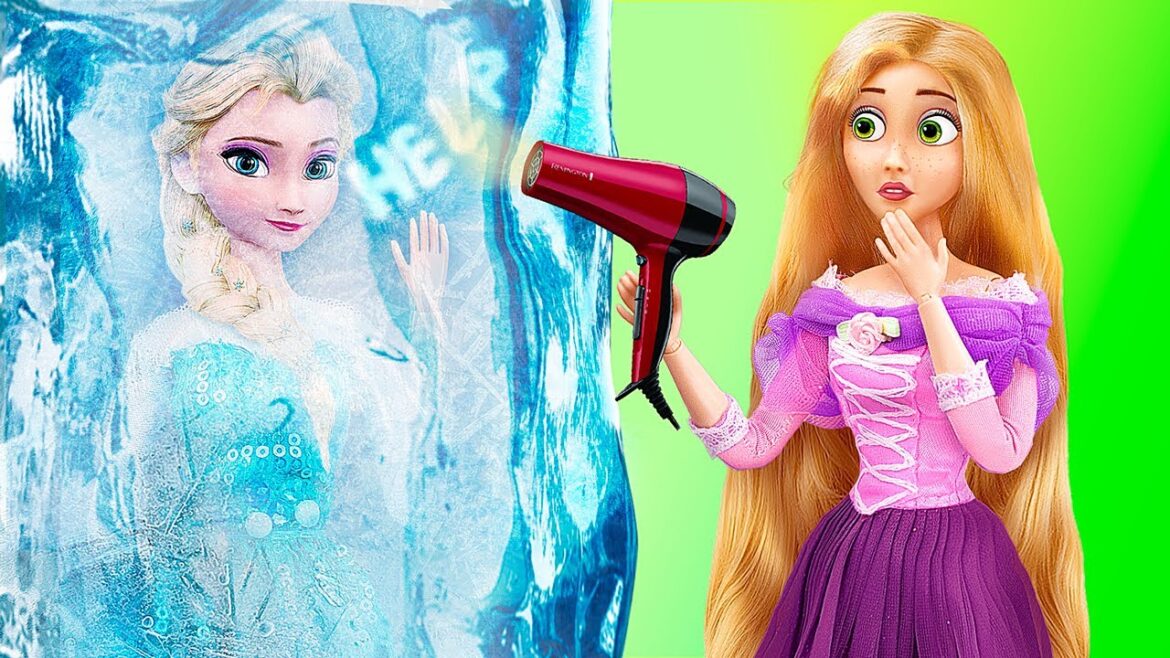ラプンツェルがエルサを助ける!/アナと雪の女王の手作り品と裏技10個